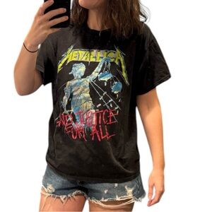 Unisex Metallica And Justice For All Shirt